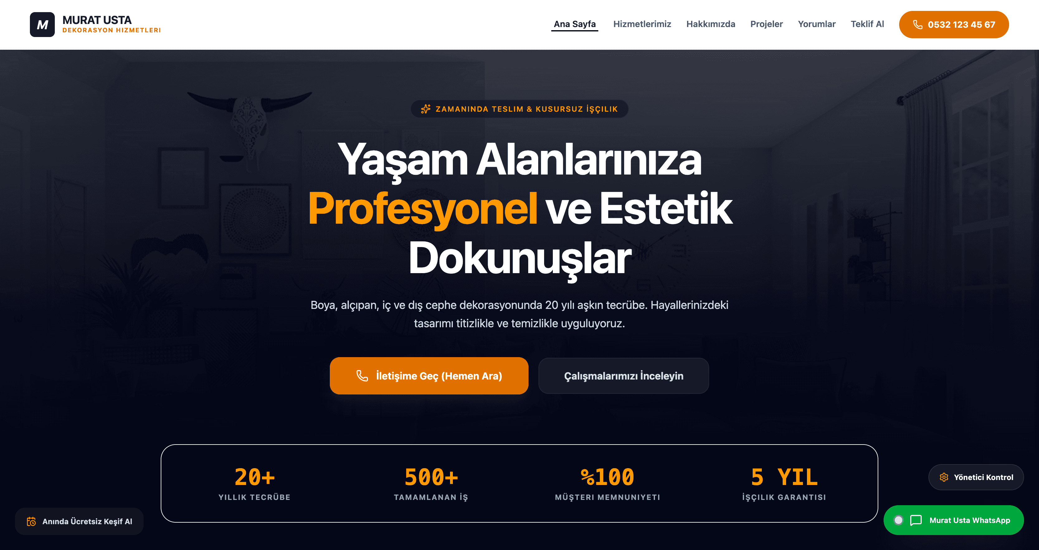 Dekorasyon Ustası Platformu ekran görüntüsü