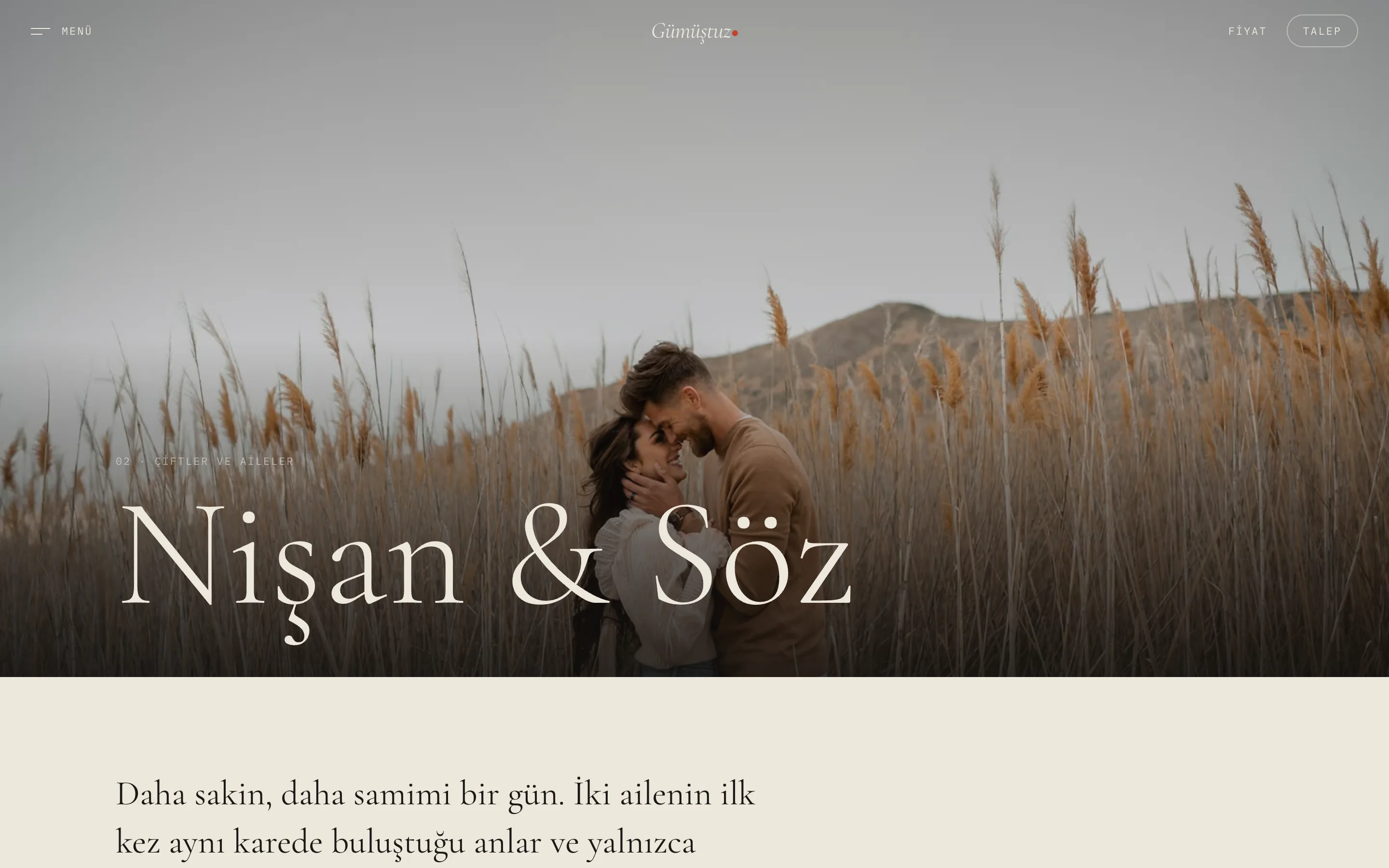 Gümüştuz - Canlı Fiyat Hesaplayıcılı Fotoğrafçı Sitesi ekran görüntüsü 6