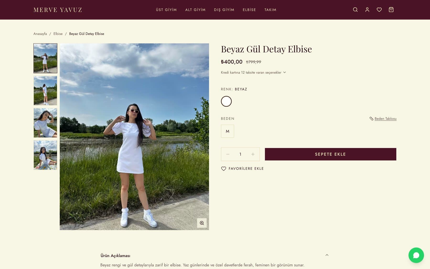 Merve Yavuz Butik — Kadın Giyim E-ticaret Sitesi ekran görüntüsü 3