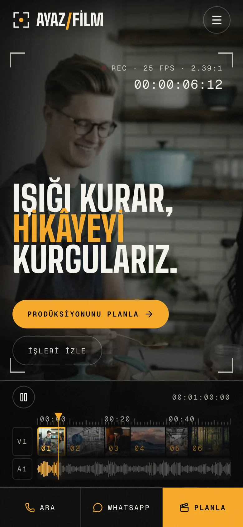 Ayaz Film — Film Prodüksiyon Şirketi Sitesi ekran görüntüsü 5