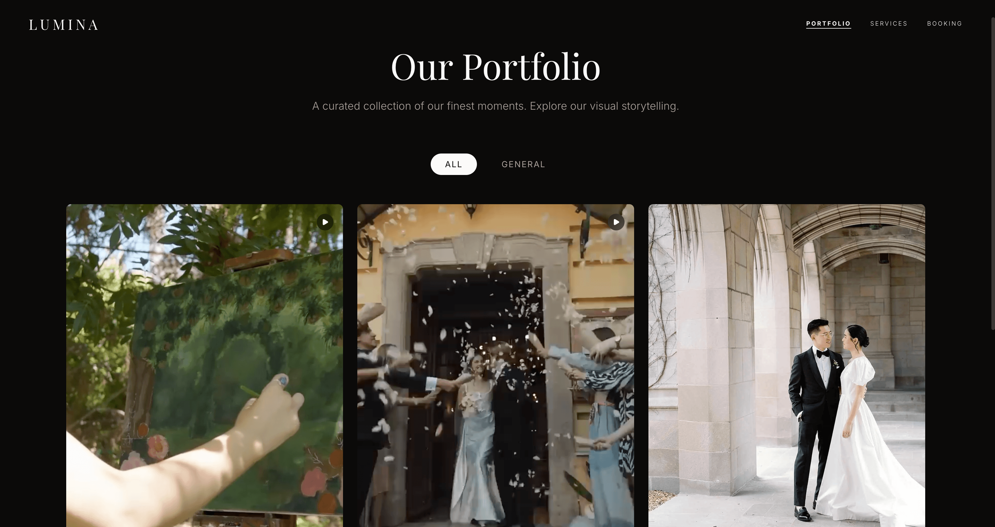 Fotoğrafçı Portfolyo ve Online Randevu Platformu ekran görüntüsü 6